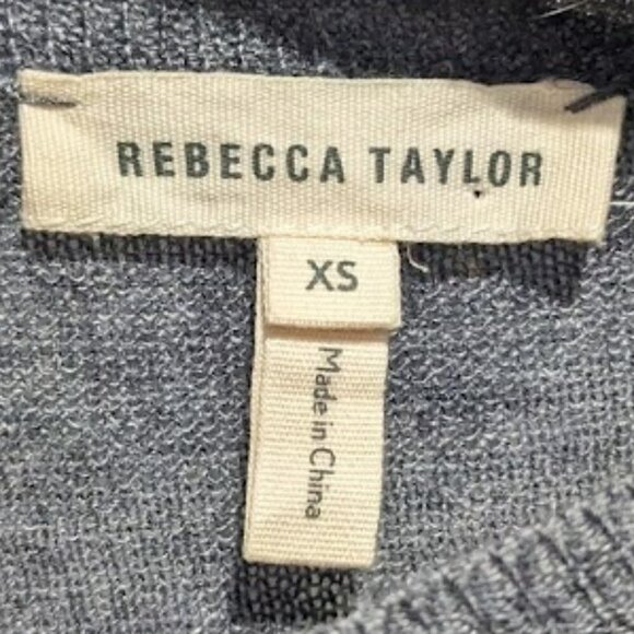 Rebecca Taylor | Lightweight wool blend lace-front sweater - Picture 3 of 9